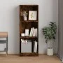 3-tier smoked oak plywood shelf 40x24x109 cm by vidaXL, Bookcases and shelves - Ref: Foro24-819254, Price: 37,53 €, Discount: %