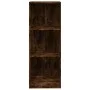 Estantería 3 niveles contrachapada roble ahumado 40x24x109 cm de vidaXL, Librerías y estanterías - Ref: Foro24-819254, Precio...