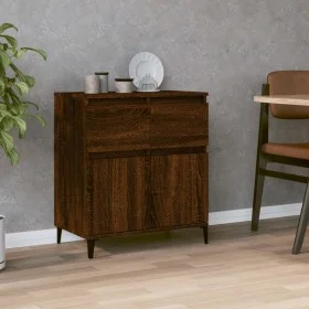 Sideboard aus braunem Eichensperrholz, 60 x 35 x 70 cm von vidaXL, Sideboards - Ref: Foro24-819691, Preis: 62,96 €, Rabatt: %