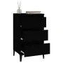 Nachttisch aus Sperrholz schwarz 40x35x70 cm von vidaXL, Nachttische - Ref: Foro24-819669, Preis: 63,66 €, Rabatt: %