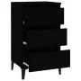 Nachttisch aus Sperrholz schwarz 40x35x70 cm von vidaXL, Nachttische - Ref: Foro24-819669, Preis: 63,66 €, Rabatt: %