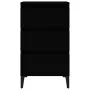 Nachttisch aus Sperrholz schwarz 40x35x70 cm von vidaXL, Nachttische - Ref: Foro24-819669, Preis: 63,66 €, Rabatt: %