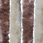 Beige und hellbrauner Fliegenvorhang aus Chenille 100x220 cm von vidaXL, Moskitonetze für Fenster - Ref: Foro24-240572, Preis...