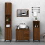 Badezimmerschrank aus braunem Eichensperrholz, 30 x 30 x 100 cm von vidaXL, Badezimmermöbel - Ref: Foro24-819819, Preis: 63,4...