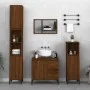 Oak brown plywood bathroom cabinet 30x30x100 cm by vidaXL, Bathroom furniture - Ref: Foro24-819819, Price: 60,97 €, Discount: %