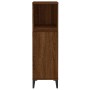 Badezimmerschrank aus braunem Eichensperrholz, 30 x 30 x 100 cm von vidaXL, Badezimmermöbel - Ref: Foro24-819819, Preis: 63,4...