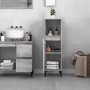 Armario de baño madera contrachapada gris Sonoma 30x30x100 cm de vidaXL, Muebles de baño - Ref: Foro24-819818, Precio: 47,82 ...