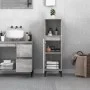 Badezimmerschrank aus grauem Sonoma-Sperrholz, 30 x 30 x 100 cm von vidaXL, Badezimmermöbel - Ref: Foro24-819818, Preis: 48,3...