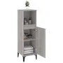 Badezimmerschrank aus grauem Sonoma-Sperrholz, 30 x 30 x 100 cm von vidaXL, Badezimmermöbel - Ref: Foro24-819818, Preis: 48,3...