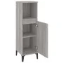 Sonoma gray plywood bathroom cabinet 30x30x100 cm by vidaXL, Bathroom furniture - Ref: Foro24-819818, Price: 47,60 €, Discoun...