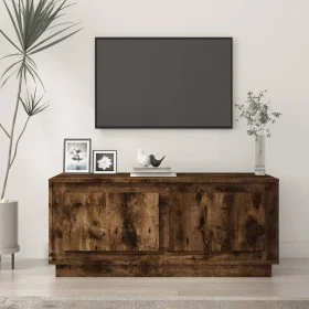 Couchtisch aus geräuchertem Eichensperrholz, 102 x 50 x 44 cm von vidaXL, Couchtisch - Ref: Foro24-819881, Preis: 74,29 €, Ra...