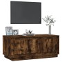Couchtisch aus geräuchertem Eichensperrholz, 102 x 50 x 44 cm von vidaXL, Couchtisch - Ref: Foro24-819881, Preis: 75,19 €, Ra...