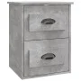Concrete gray wall bedside table 41.5x36x53 cm by vidaXL, Nightstands - Ref: Foro24-816400, Price: 36,88 €, Discount: %
