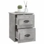 Concrete gray wall bedside table 41.5x36x53 cm by vidaXL, Nightstands - Ref: Foro24-816400, Price: 36,88 €, Discount: %