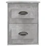 Concrete gray wall bedside table 41.5x36x53 cm by vidaXL, Nightstands - Ref: Foro24-816400, Price: 36,88 €, Discount: %