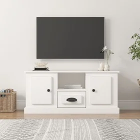 Weißer TV-Schrank aus Sperrholz, 100 x 35,5 x 45 cm von vidaXL, TV-Möbel - Ref: Foro24-816456, Preis: 59,14 €, Rabatt: %