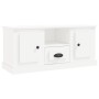 Weißer TV-Schrank aus Sperrholz, 100 x 35,5 x 45 cm von vidaXL, TV-Möbel - Ref: Foro24-816456, Preis: 68,78 €, Rabatt: %