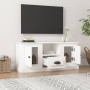 Weißer TV-Schrank aus Sperrholz, 100 x 35,5 x 45 cm von vidaXL, TV-Möbel - Ref: Foro24-816456, Preis: 68,78 €, Rabatt: %