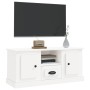 Weißer TV-Schrank aus Sperrholz, 100 x 35,5 x 45 cm von vidaXL, TV-Möbel - Ref: Foro24-816456, Preis: 68,78 €, Rabatt: %