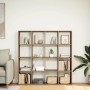 Estantería madera de ingeniería roble artisian 137,5x29x137,5cm