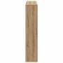 Estantería madera de ingeniería roble artisian 137,5x29x137,5cm
