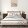 Mesitas de noche 2 uds color roble marrón 40x35x70 cm de vidaXL, Mesitas de noche - Ref: Foro24-819707, Precio: 78,75 €, Desc...