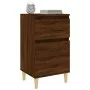 Mesitas de noche 2 uds color roble marrón 40x35x70 cm de vidaXL, Mesitas de noche - Ref: Foro24-819707, Precio: 78,75 €, Desc...