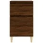 Mesitas de noche 2 uds color roble marrón 40x35x70 cm de vidaXL, Mesitas de noche - Ref: Foro24-819707, Precio: 78,75 €, Desc...