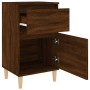 Nachttische 2 Stück braune Eiche Farbe 40x35x70 cm von vidaXL, Nachttische - Ref: Foro24-819707, Preis: 79,73 €, Rabatt: %