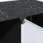 vidaXl Armario modular 9 compartimentos negro y blanco