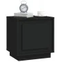 Nightstands 2 pcs black plywood 44x35x45 cm by vidaXL, Nightstands - Ref: Foro24-819839, Price: 58,90 €, Discount: %