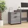 Sonoma gray plywood wheels filing cabinet 45x38x54 cm by vidaXL, Filing cabinets - Ref: Foro24-817136, Price: 41,58 €, Discou...