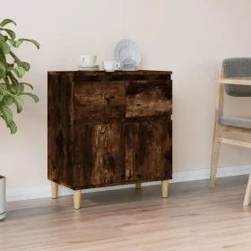 Sperrholz Sideboard geräucherte Eiche Farbe 60x35x70 cm von vidaXL, Sideboards - Ref: Foro24-819681, Preis: 59,13 €, Rabatt: %