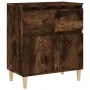 Sperrholz Sideboard geräucherte Eiche Farbe 60x35x70 cm von vidaXL, Sideboards - Ref: Foro24-819681, Preis: 59,13 €, Rabatt: %