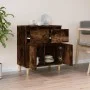 Sperrholz Sideboard geräucherte Eiche Farbe 60x35x70 cm von vidaXL, Sideboards - Ref: Foro24-819681, Preis: 59,13 €, Rabatt: %