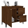 Badezimmerschrank Sperrholz braune Eiche 65x33x60 cm von vidaXL, Badezimmermöbel - Ref: Foro24-819835, Preis: 87,34 €, Rabatt: %