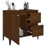 Badezimmerschrank Sperrholz braune Eiche 65x33x60 cm von vidaXL, Badezimmermöbel - Ref: Foro24-819835, Preis: 85,50 €, Rabatt: %
