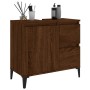 Armario de baño madera contrachapada marrón roble 65x33x60 cm de vidaXL, Muebles de baño - Ref: Foro24-819835, Precio: 87,34 ...