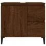 Badezimmerschrank Sperrholz braune Eiche 65x33x60 cm von vidaXL, Badezimmermöbel - Ref: Foro24-819835, Preis: 85,50 €, Rabatt: %