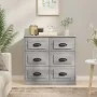 Sideboard aus grauem Sonoma-Sperrholz, 70 x 35,5 x 67,5 cm von vidaXL, Sideboards - Ref: Foro24-816438, Preis: 115,25 €, Raba...
