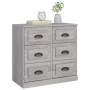 Sideboard aus grauem Sonoma-Sperrholz, 70 x 35,5 x 67,5 cm von vidaXL, Sideboards - Ref: Foro24-816438, Preis: 117,04 €, Raba...