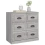 Sideboard aus grauem Sonoma-Sperrholz, 70 x 35,5 x 67,5 cm von vidaXL, Sideboards - Ref: Foro24-816438, Preis: 115,25 €, Raba...