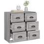 Sideboard aus grauem Sonoma-Sperrholz, 70 x 35,5 x 67,5 cm von vidaXL, Sideboards - Ref: Foro24-816438, Preis: 117,04 €, Raba...