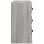 Aparador de madera contrachapada gris Sonoma 70x35,5x67,5 cm de vidaXL, Aparadores - Ref: Foro24-816438, Precio: 121,05 €, De...