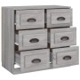 Aparador de madera contrachapada gris Sonoma 70x35,5x67,5 cm de vidaXL, Aparadores - Ref: Foro24-816438, Precio: 121,05 €, De...