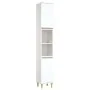 Badezimmerschrank aus weißem Sperrholz, 30 x 30 x 190 cm von vidaXL, Badezimmerwaschtische - Ref: Foro24-819788, Preis: 89,81...