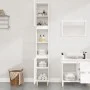 Badezimmerschrank aus weißem Sperrholz, 30 x 30 x 190 cm von vidaXL, Badezimmerwaschtische - Ref: Foro24-819788, Preis: 89,81...