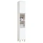 Armario de baño madera contrachapada blanco 30x30x190 cm de vidaXL, Tocadores de baño - Ref: Foro24-819788, Precio: 89,78 €, ...