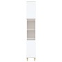 Armario de baño madera contrachapada blanco 30x30x190 cm de vidaXL, Tocadores de baño - Ref: Foro24-819788, Precio: 96,98 €