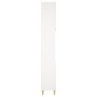 Armario de baño madera contrachapada blanco 30x30x190 cm de vidaXL, Tocadores de baño - Ref: Foro24-819788, Precio: 96,98 €